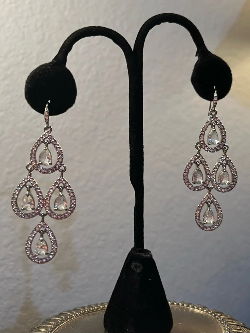 Carolee Crystal Chandelier Earrings